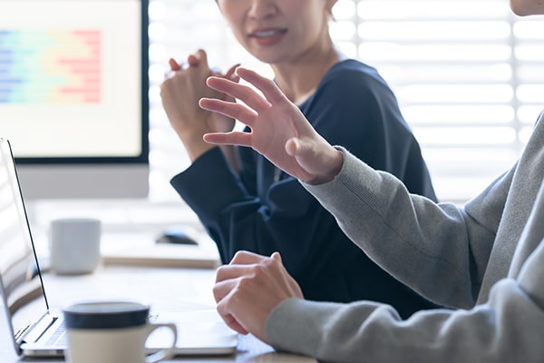 打ち合わせの様子